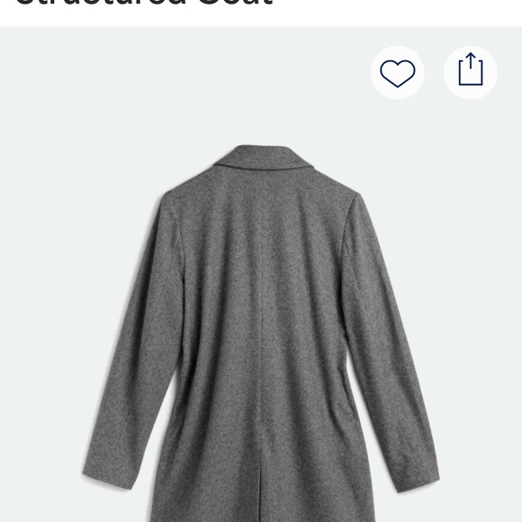 NWOT Women’s‎ BB Dakota Brinleigh Heathered Structured Gray Coat - Picture 2 of 6